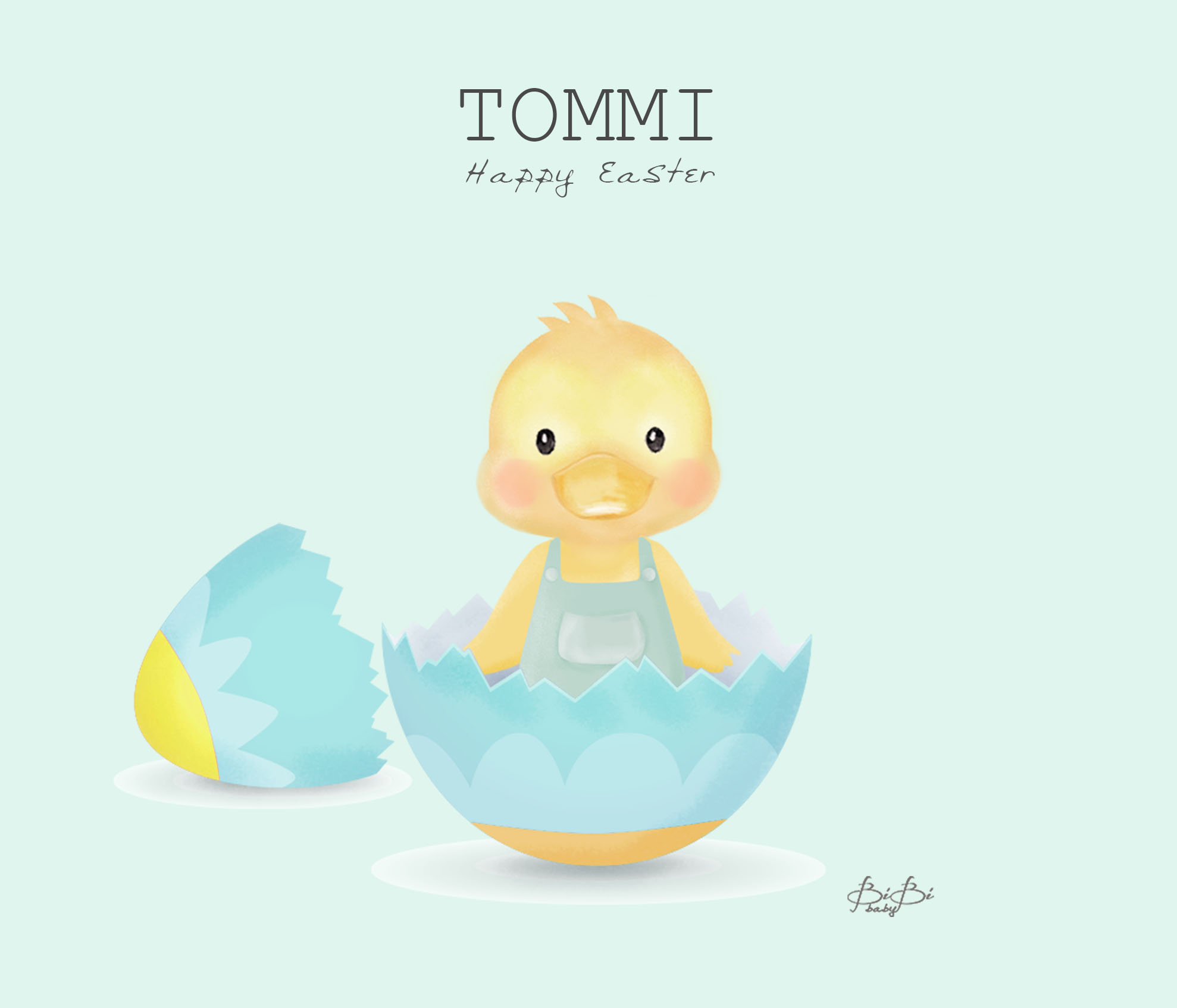 Tovaglietta Bibibaby Pasqua - immagine 6