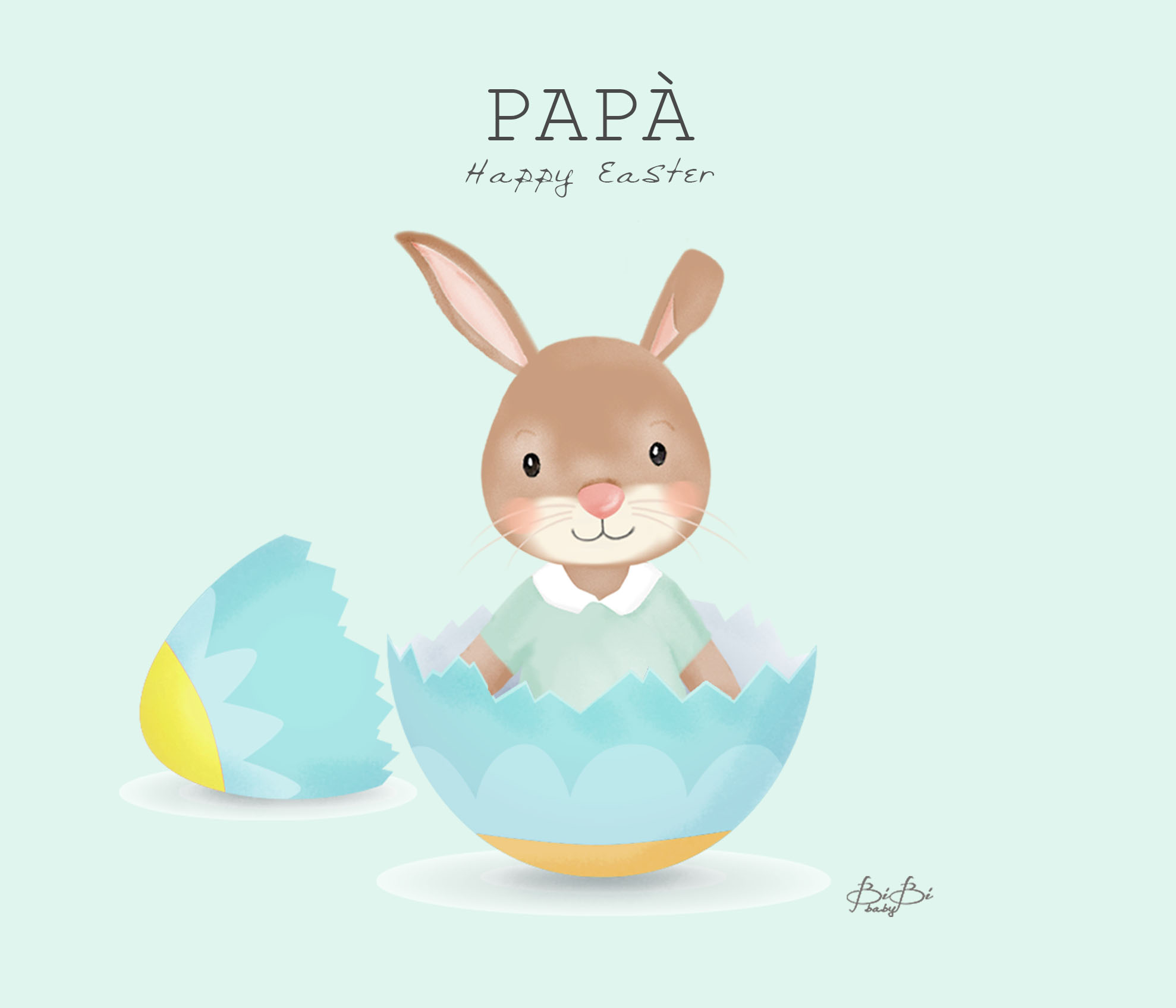 Tovaglietta Bibibaby Pasqua - immagine 9