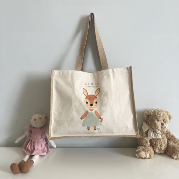 Borsa Shopper in Juta Bibibaby