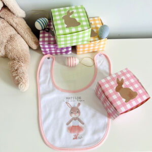 Box Coniglietto di Pasqua (Bavaglino La mia prima Pasqua)