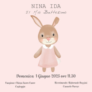 Invito digitale Battesimo