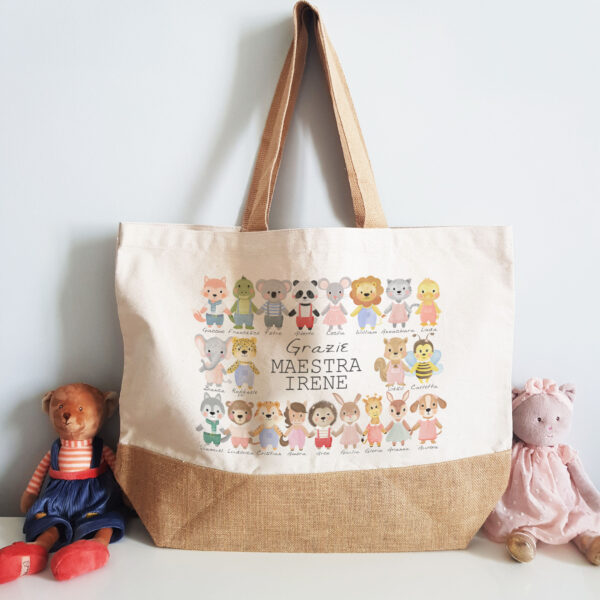 Borsa Mare Bibibaby Grazie Maestra