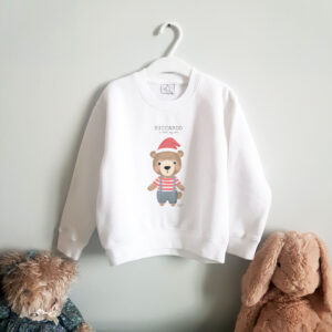 Felpa di natale personalizzata con il nome felpa bambino