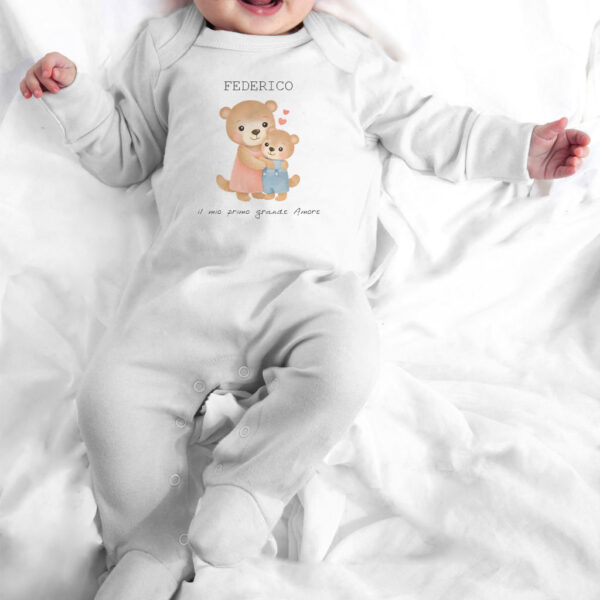 tutina neonato bambini personalizzato san valentino regalo san valentino