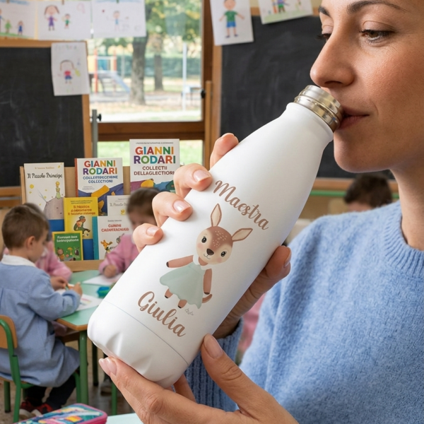 Borraccia Drink 750 Bibibaby Maestra Animaletto